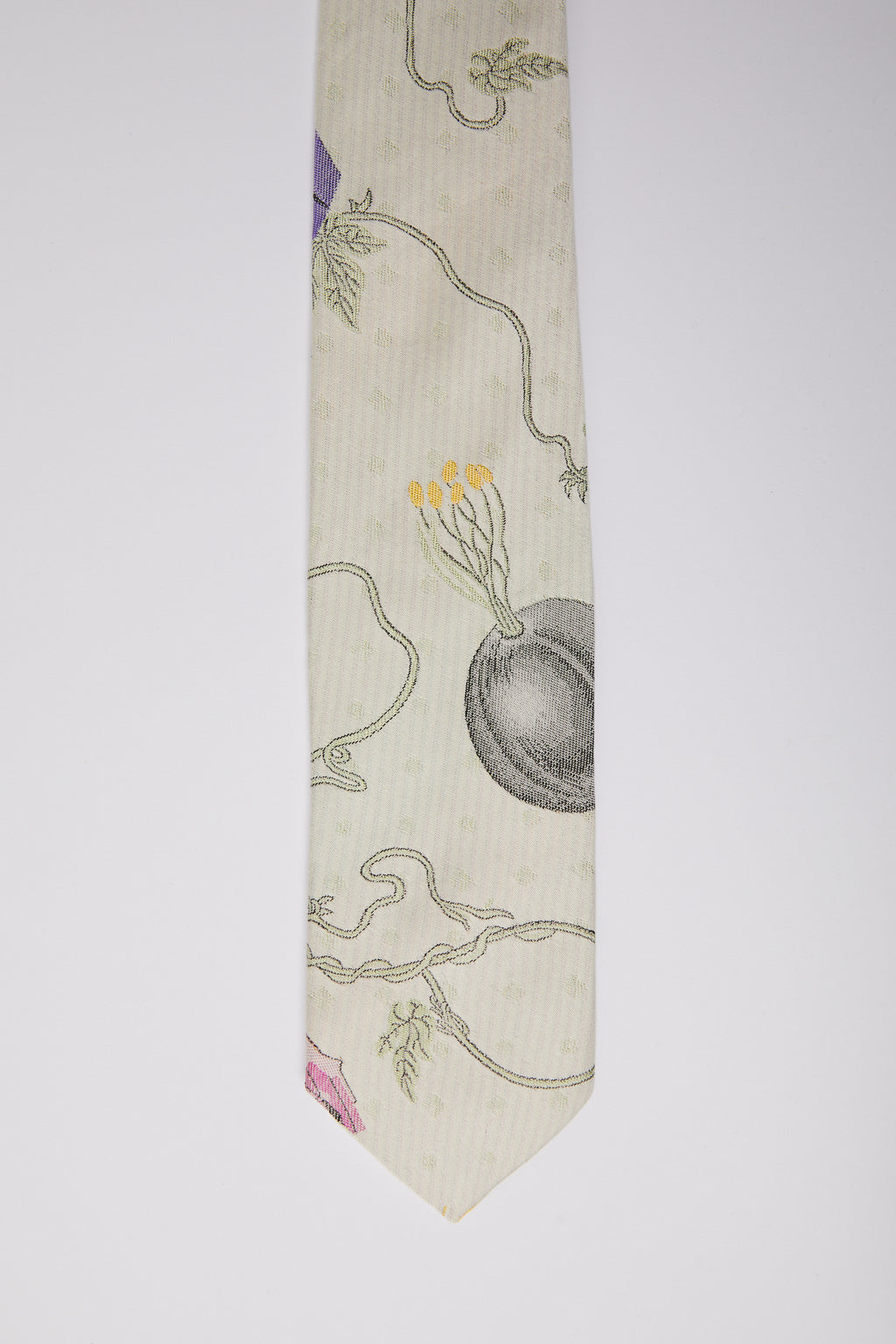 Brocade New Ties - WHITE