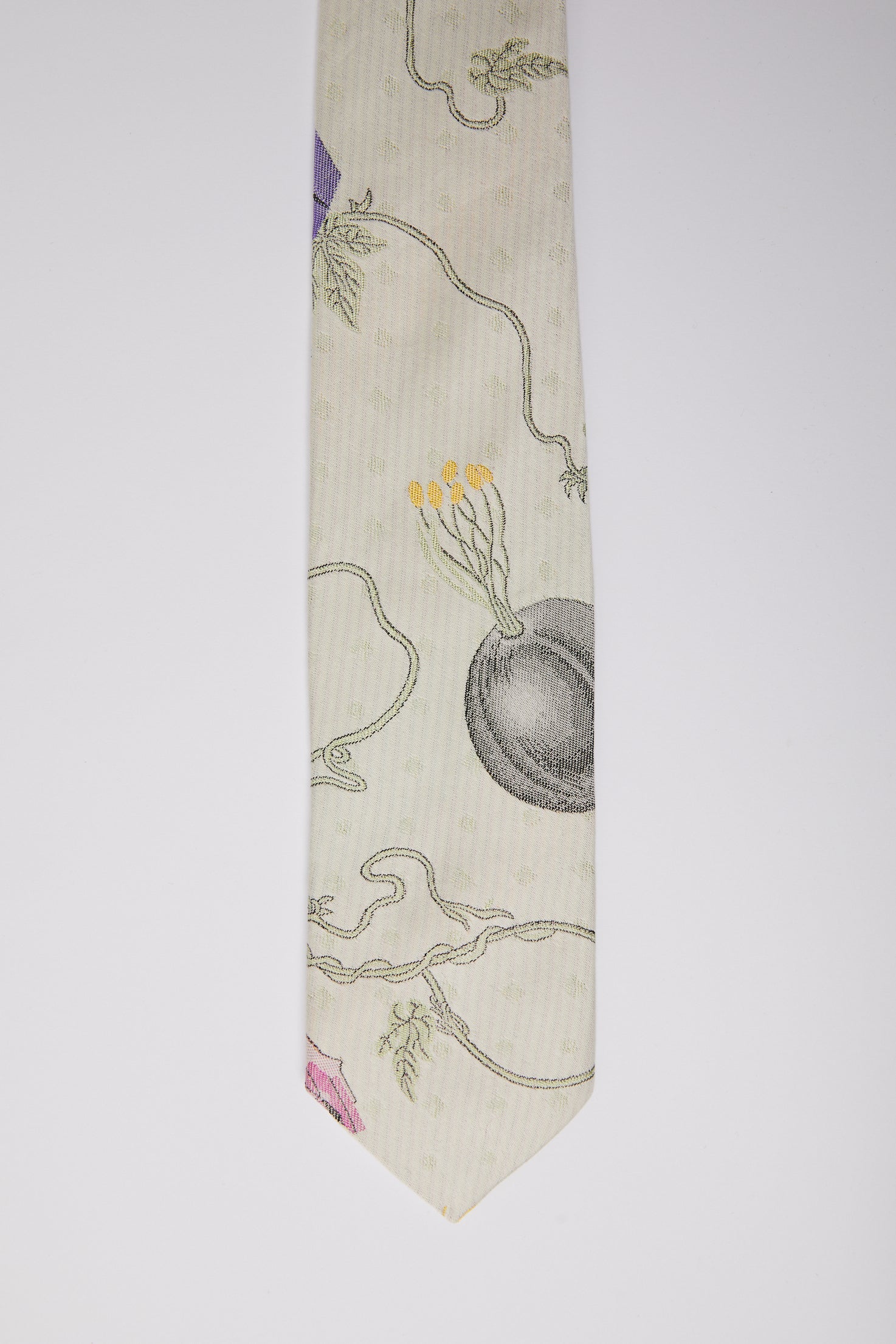 Brocade New Ties - WHITE