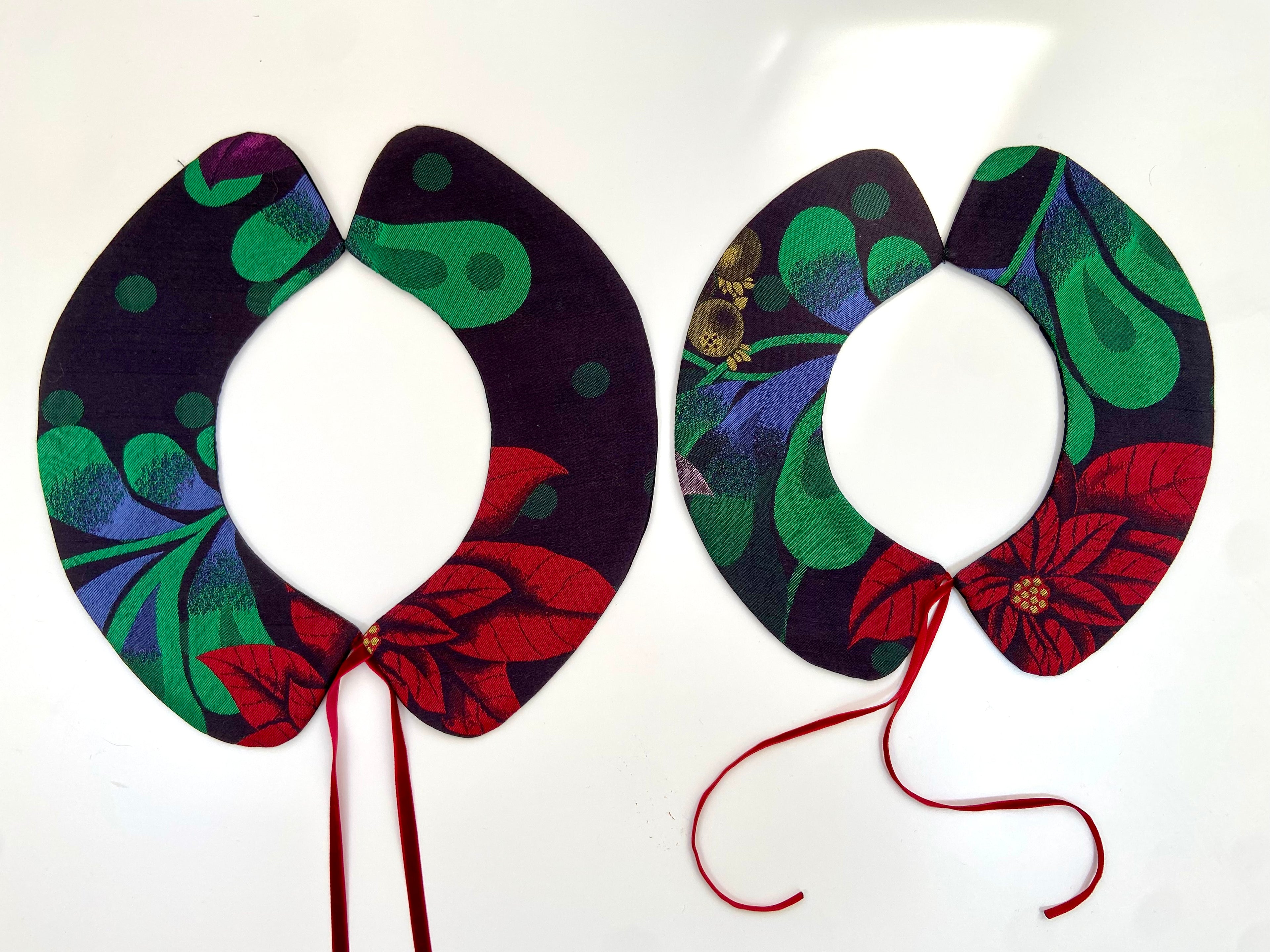 Brocade collar Set: Mother&Daughter